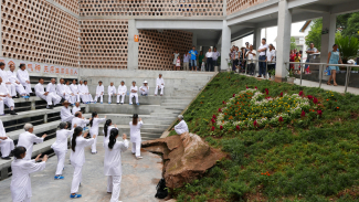 hospital courtyard